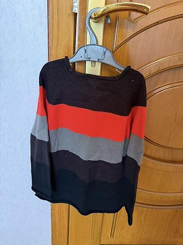 ana ve bala: Uşaq sviteri – zolaqlı dizayn - Yaş: 4-5 - Boy: 104-110 sm (etiketdə — 2