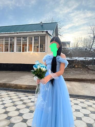 даром платья: Вечернее платье, А-силуэт, Длинная модель, Фатин, С рукавами, Корсет, M, L, XL — 1