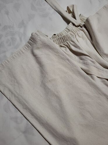 lanene pantalone: One size, Jednobojni, bоја - Roze