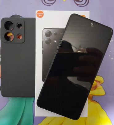 kohne telefon: Xiaomi Redmi Note 13, 128 GB, rəng - Qara, 
 Zəmanət, Barmaq izi, İki sim kartlı