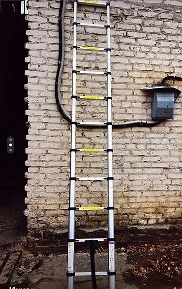 Другие товары для дома: Лестница телескопическая материал: алюминий нагрузка: до 120 кг at lalafo.kg — 5 Другие товары для дома: Лестница телескопическая материал: алюминий нагрузка: до 120 кг — 5