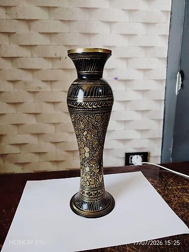 xrustal vaz: Vaza dəsti, Metal — 2