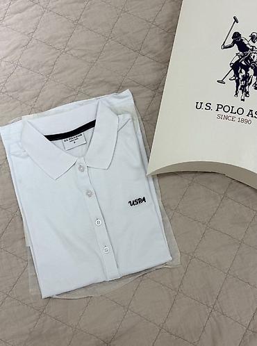 Киреге берилүүчү кийимдер: Женское поло U.S. Polo Assn. (USPA) Оригинал с турции! Размер S Хлопок — 1