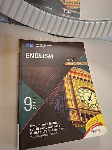 Testlər: Məhsul: “English – 2025 Test Toplusu” (DİM) - 9 illik təhsil səviyyəsi — 1