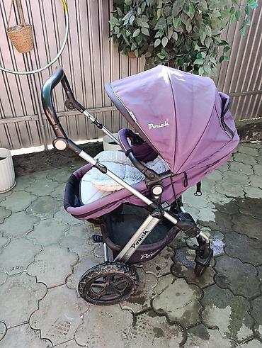 Коляски: Коляска, цвет - Фиолетовый, Б/у — 6