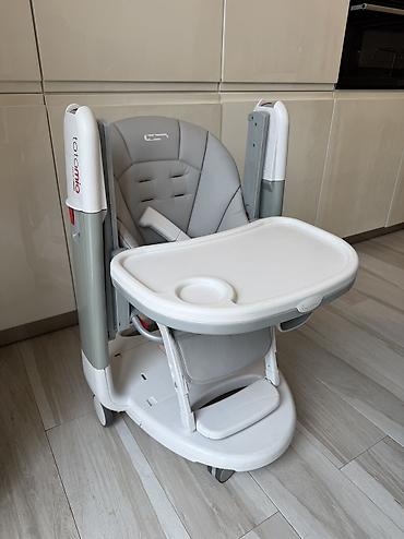 Yemək masaları, oturacaqları: 800 ₼ alinib. Стульчик для кормления Peg Perego Tatamia Latte 250 — 6