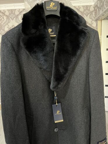 стильное черное пальто: Пальто, 2XL (EU 44)