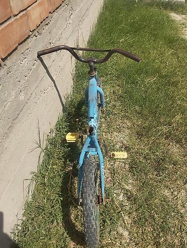 Детский мир: Детский велосипед BMX-стиля (примерно 12" колеса) - Цвет: синий, рама — 2