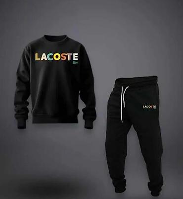 Trenerke: Trenerka Lacoste, bоја - Crna — 12