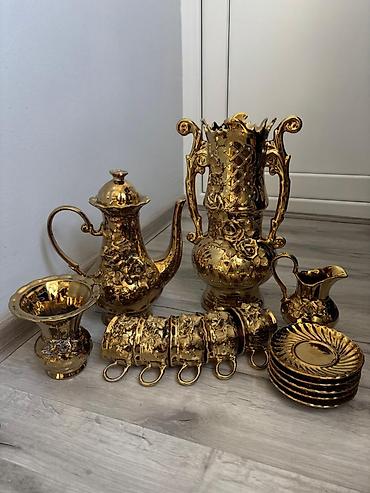 similac gold 2: Qəhvə dəsti, rəng - Qızılı, 5 nəfərlik — 1