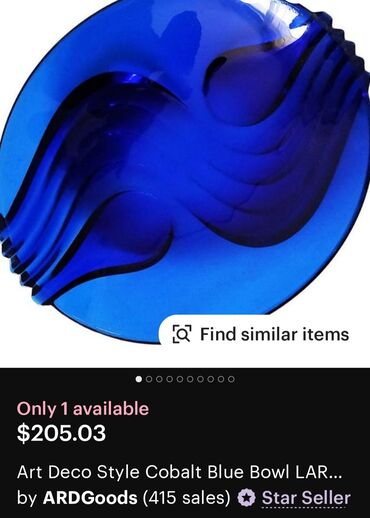 Ostalo posuđe: Kobaltno nov plav tanjir za na sto,90te.Luminarc Francuska. Nov — 4