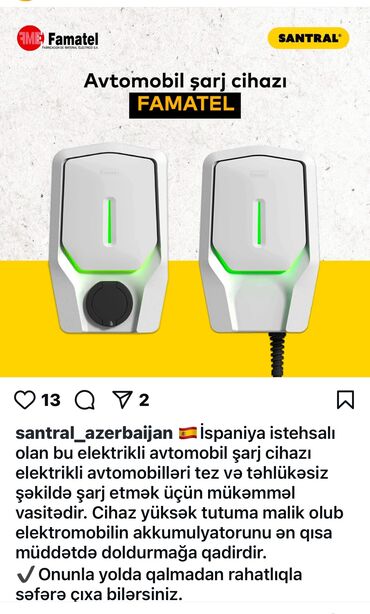 turbo az şevralit kuruz: Şarz cihazı Santrala ltd dən alınıb az işlənib super vəziyyətdədir