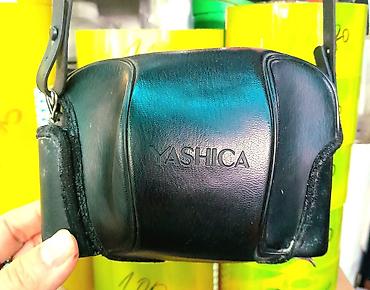 digital camera: Пленочный фотоаппарат Yashica с кожаным футляром - Тип: компактная — 2