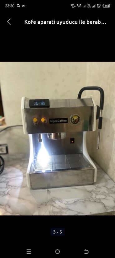 first class fit kahve отзывы: Cofe aparati tek holder super veziyyetde kicik kofe shop ve mobil kofe