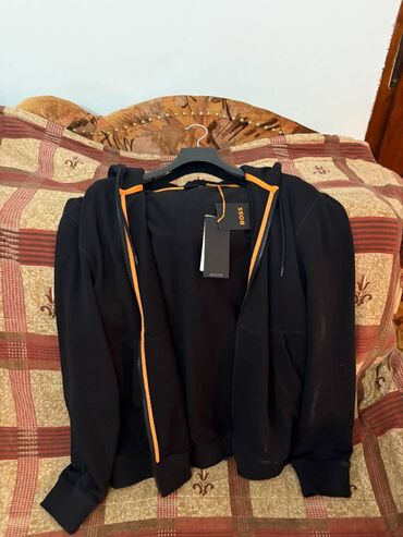 Duksevi: Duks, XL (EU 54), Boss, bоја - Crna, Sa kapuljačom — 9