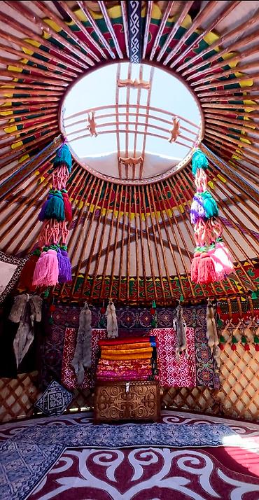 Аренда юрт: Аренда юрты, Каркас Деревянный, 85 баш, Самовар, Стол, Стулья — 12