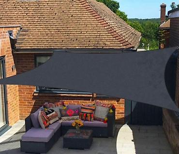solarne: Zastitno Platno Tenda -Tenda Ibica Crna 95% UV blokada i prozračni — 2