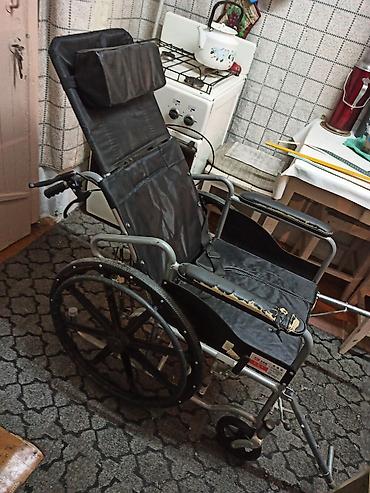 Инвалидные коляски: Инвалидная коляска с санитарным вырезом и ведром (комба-туалет) — 6