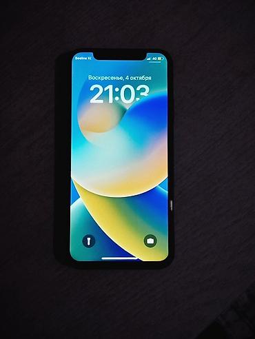 Мобильные телефоны: IPhone X, Б/у, 256 ГБ, Черный, Зарядное устройство, Чехол, 100 % — 2