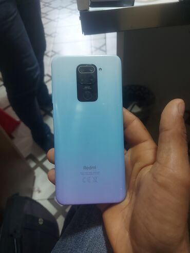 Lüğətlər: Redmi 9, 128 GB, rəng - Göy, Düyməli, Barmaq izi