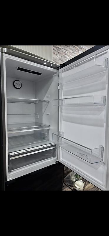 Soyuducular: Beko NoFrost iki qapılı soyuducu - Rəng: parlaq qara, şaquli dizayn; — 6