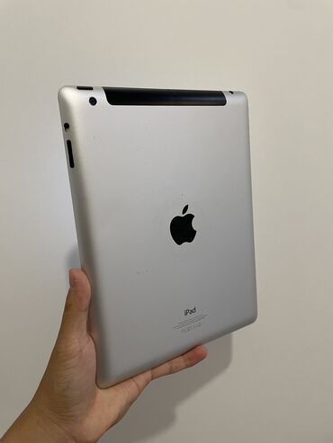 Планшеты: Планшет, Apple, память 16 ГБ, 9" - 10", 4G (LTE), Б/у, Классический цвет - Серебристый