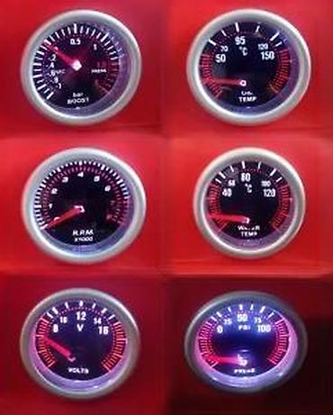 Auto delovi, gume i tjuning: Led satic cajger - pritisak ulja + senzor. Novi cajgeri za naknadnu — 12