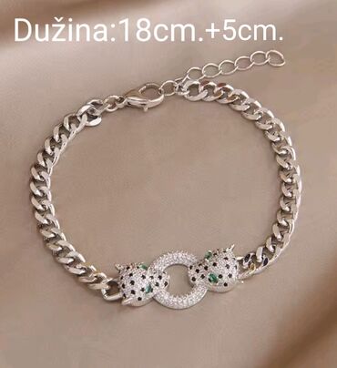 sorc m: Chain bracelet, Material: Cubic zirconia