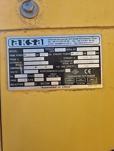 dizel generator: Generatorları alışı satışı icarə xidmətləri mövcuddur və həmçinin — 4