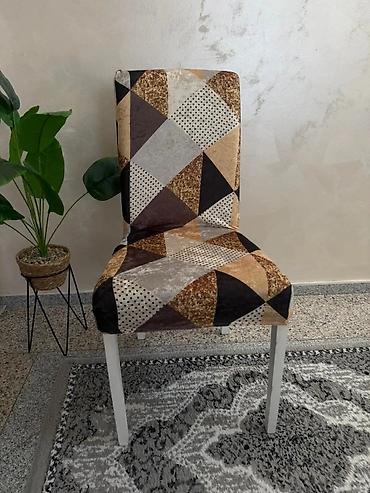 Prekrivači za nameštaj: Navlake za stolice – elastične, perive, u više modernih dezena - Tip — 6