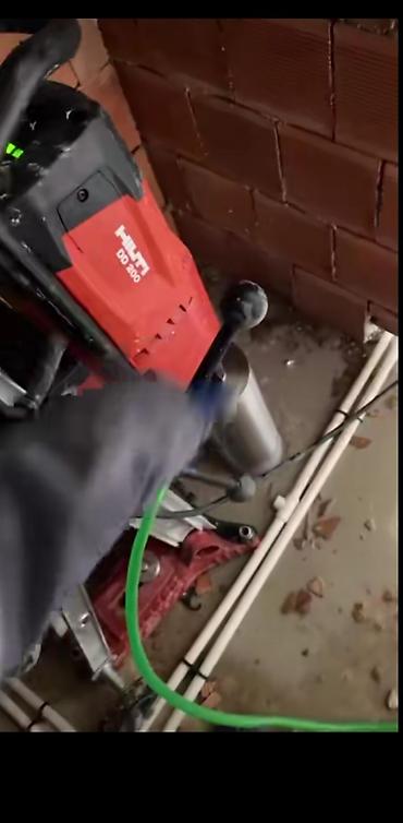 Beton işləri: - Hilti DD 200 stansiyalı almaz karot qurğusu ilə dəliklərin kəsilməsi — 2