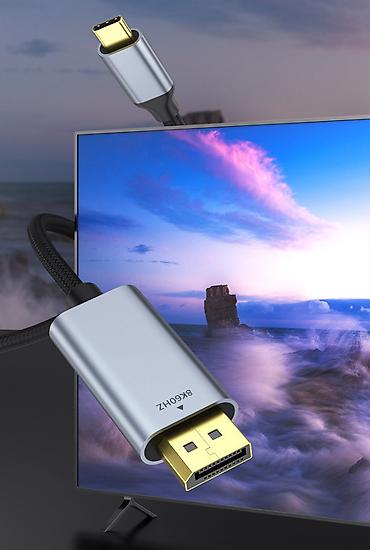 thunderbolt display: Кабель Type-C to DisplayPort 8K/60HZ используется для подключения — 5