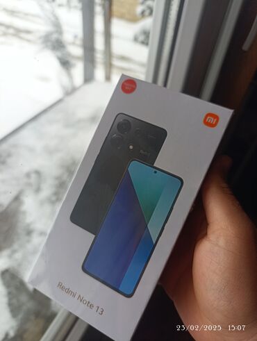 сотовый телефон fly ff248 grey: Xiaomi Redmi Note 13, 256 ГБ, цвет - Черный, 
 Face ID, С документами
