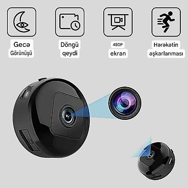 Videomüşahidə: Mini TƏHLÜKƏSİZLİK KAMERALARI satılır. 🔹️Həm — 16