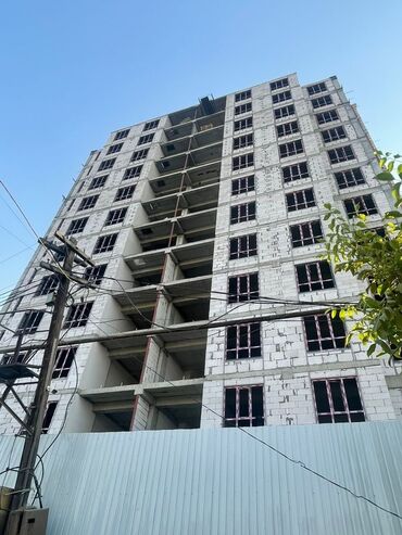 квартиры в бишкеке на долгий срок: Строится, 1 комната, 48 м²