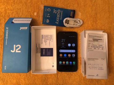 корейские телефоны: Samsung Galaxy J2 Pro 2018, 16 ГБ, цвет - Черный, 2 SIM