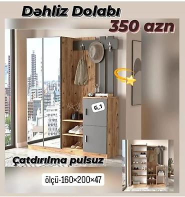 asilqanlar satisi: Dəhliz dolabı – funksional və estetik dizayn. - Ölçü: 160 × 200 × 47 — 1