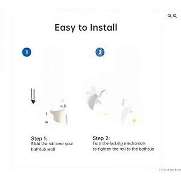 Ostale sanitarije: Drška za kadu RIDDER – pomoć pri ulasku/izlasku iz kade - Stabilna — 18