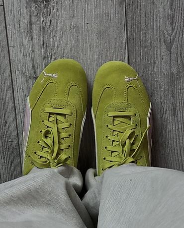 jungle leopard ms 01: Кроссовки, 37, Puma, Новый, цвет - Зеленый — 1