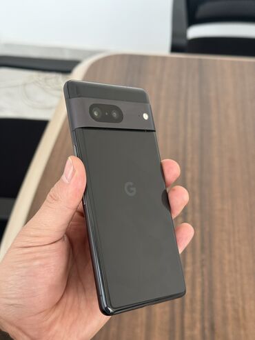 котел телефон: Google Pixel 7, Колдонулган, 256 ГБ, түсү - Кара, 1 SIM, eSIM