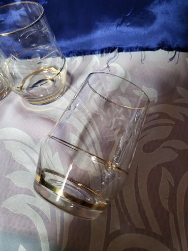 Čaše: Case krislal,gravura Cehoslovacka za vino 1950g.+. Case za vino rucna — 10