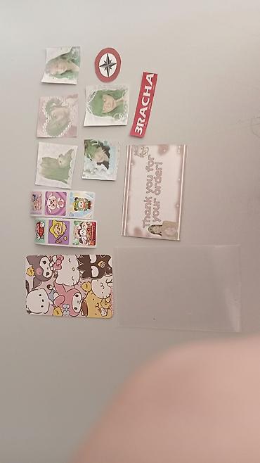 Канцтовары: YANINDA BOL HƏDİYYƏLƏR🎁 Stiker və kart aksesuarları dəsti Məzmun: - — 1