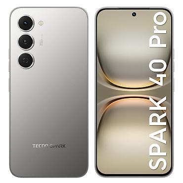 mate 30: Tecno Spark, Б/у, цвет - Серебристый, 2 SIM, eSIM — 2