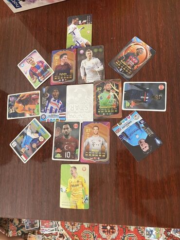 Digər kolleksiyalar: Fərqli futbolçuların təsvirləri və statistikaları olan futbolçu