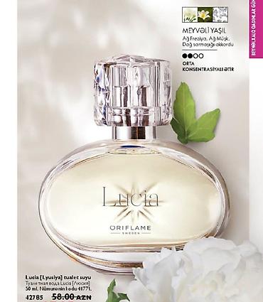 oriflame freya: Oriflame Lucia tualet suyu – meyvəli-yaşıl ətir kompozisiyası. 58 AZN — 1