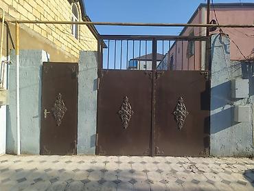bağ üçün işıq: Məhsul: Dəmir darvaza və yan piyada qapısı dəsti Təsvir: - Material — 2