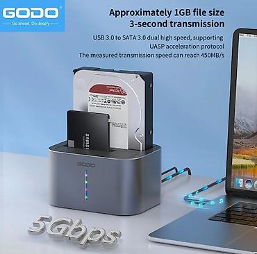 Другие комплектующие: Док-станция GODO GDPD07T-U для SATA жестких дисков/SSD 2.5/3.5 с — 2
