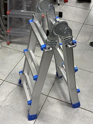 Складная алюминиевая универсальная лестница-трансформер. Особенности