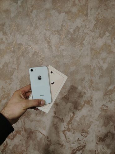 c yeni iphone 5: IPhone 8, 64 GB, Ağ, Barmaq izi