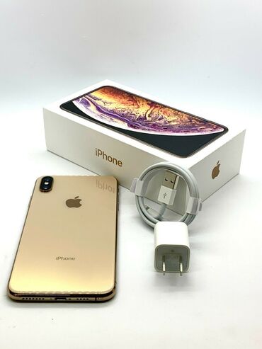 62 ads | lalafo.gr: IPhone Xs Max | 256 GB | Gold New | Guarantee, Face ID, With documents